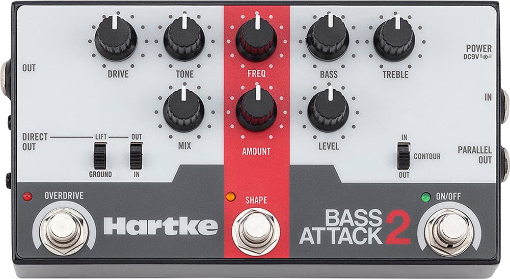 Hartke Bass Attack 2 - プリアンプ + オーバードライブ + DI ...
