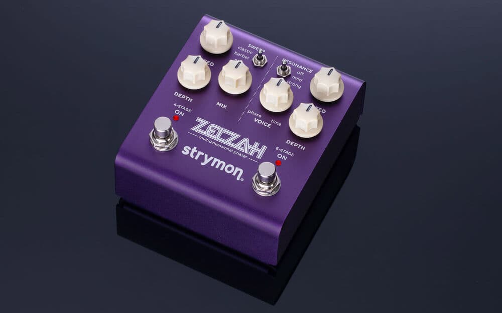 Strymon Zelzah - 2つの異なるフェイザーを搭載、プレイヤーの好奇心を 