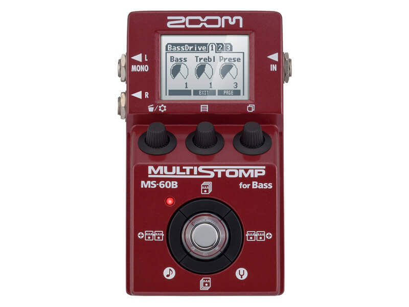 ZOOM MS-60B Multi Stomp for Bass